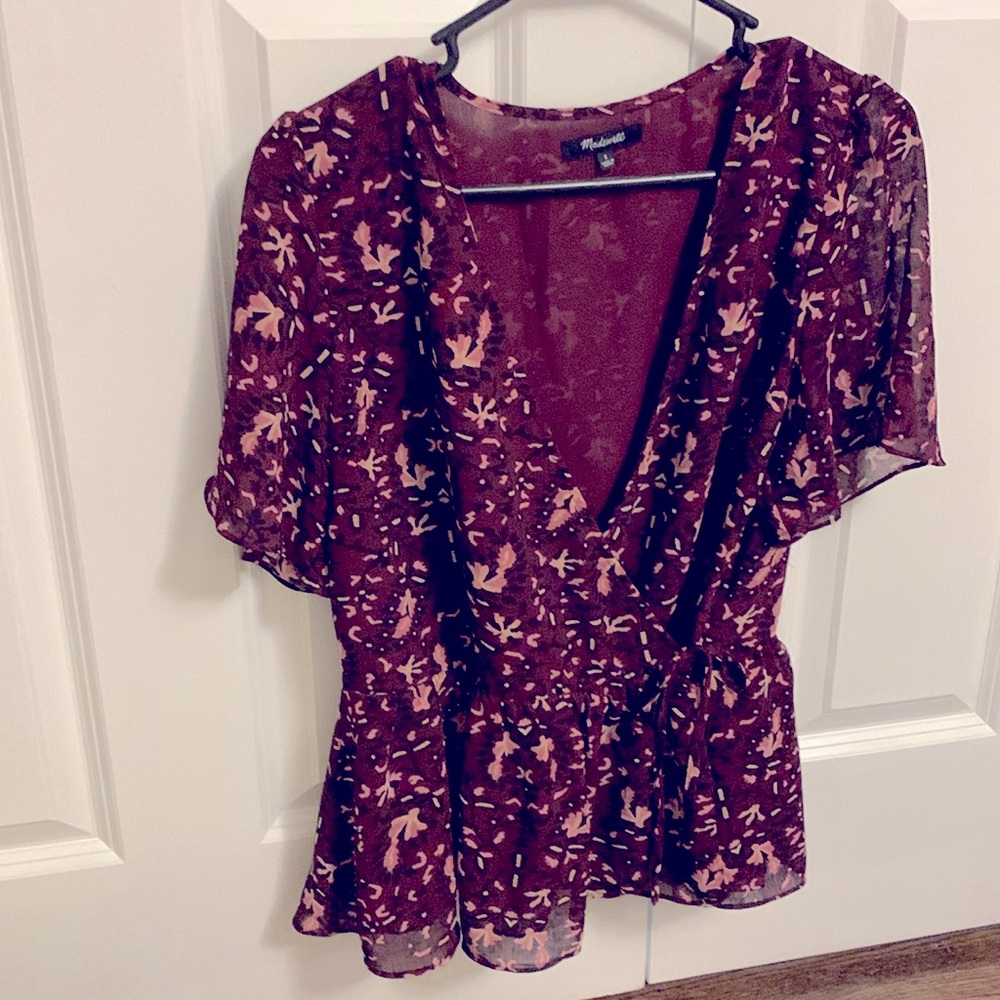 Madewell floral top